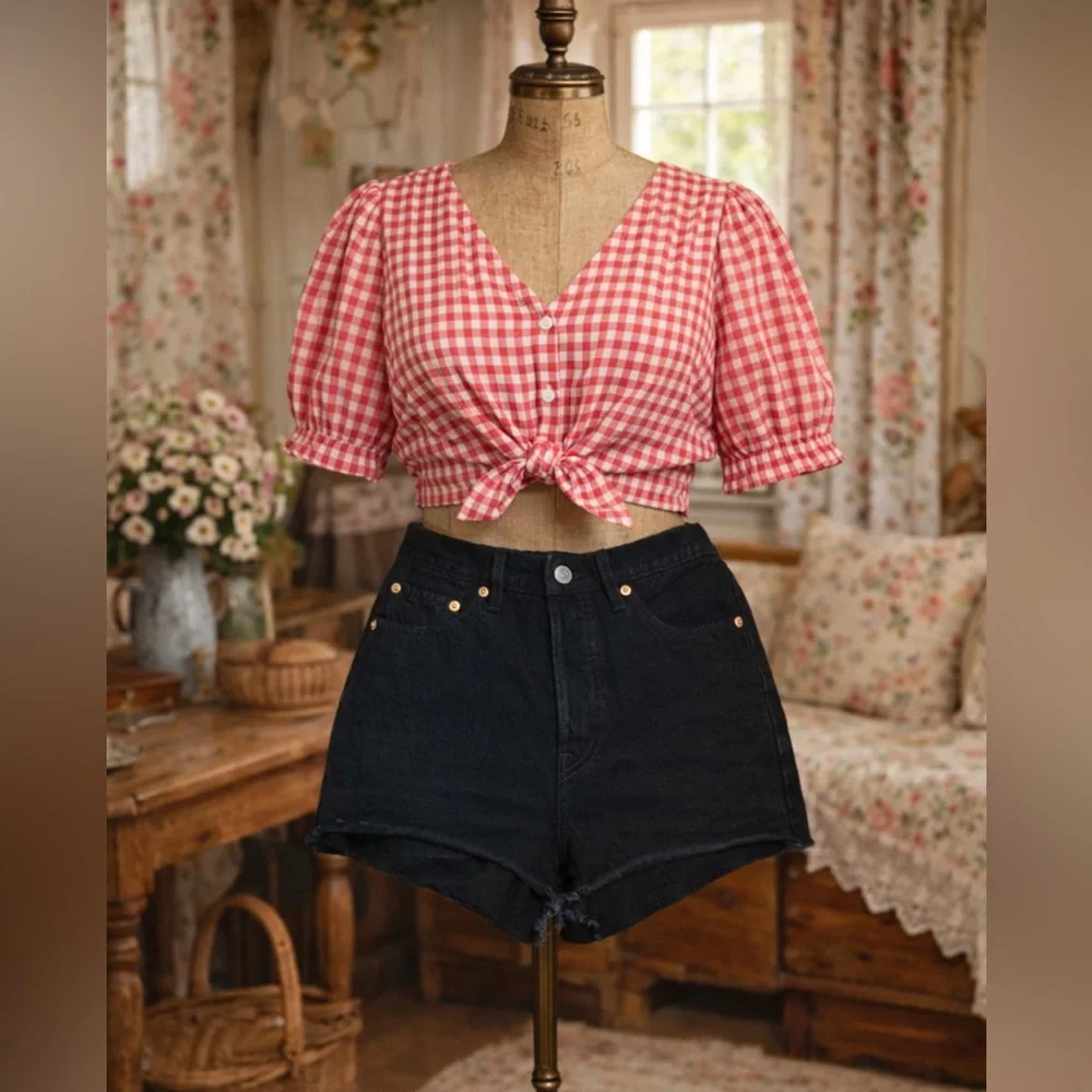 Levi 501 Dark Denim Shorts
